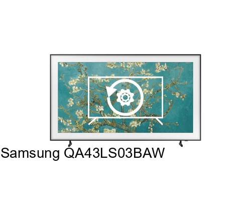 Factory reset Samsung QA43LS03BAW