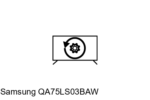 Factory reset Samsung QA75LS03BAW
