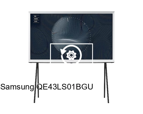 Factory reset Samsung QE43LS01BGU