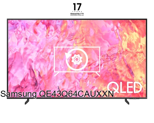 Factory reset Samsung QE43Q64CAUXXN