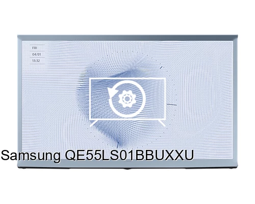 Factory reset Samsung QE55LS01BBUXXU
