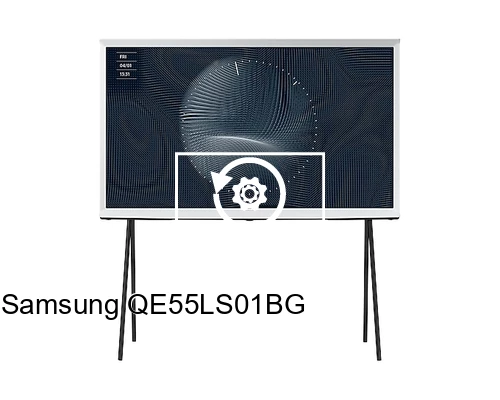 Factory reset Samsung QE55LS01BG