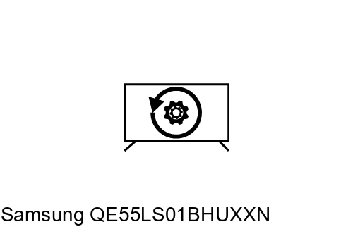 Factory reset Samsung QE55LS01BHUXXN