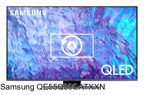 Factory reset Samsung QE55Q80CATXXN