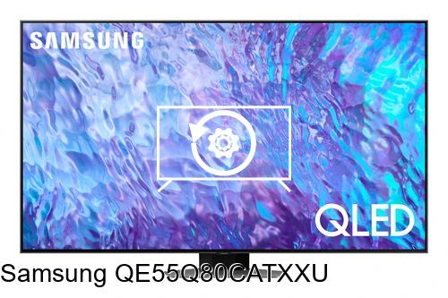 Factory reset Samsung QE55Q80CATXXU