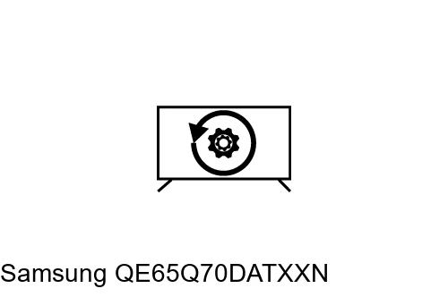 Factory reset Samsung QE65Q70DATXXN