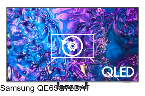 Factory reset Samsung QE65Q72DAT