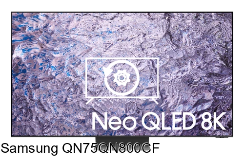 Factory reset Samsung QN75QN800CF