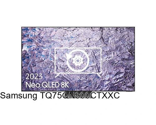 Factory reset Samsung TQ75QN800CTXXC