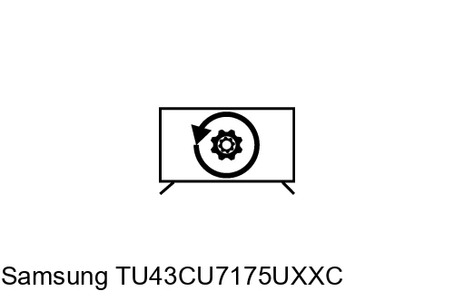Resetear Samsung TU43CU7175UXXC