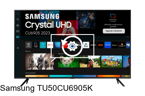 Réinitialiser Samsung TU50CU6905K