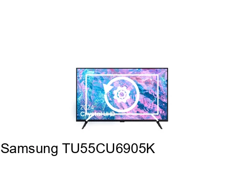 Resetear Samsung TU55CU6905K