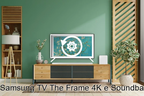 Restaurar de fábrica Samsung TV The Frame 4K e Soundbar - Sound Experience Pack
