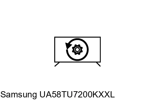 Reset Samsung UA58TU7200KXXL