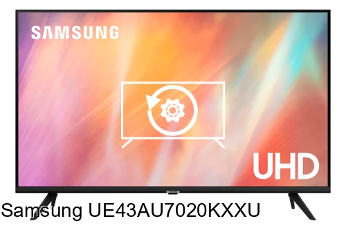 Réinitialiser Samsung UE43AU7020KXXU
