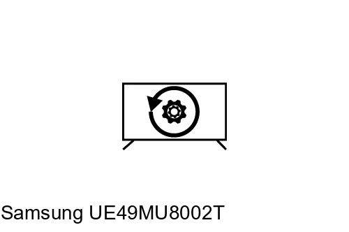 Factory reset Samsung UE49MU8002T