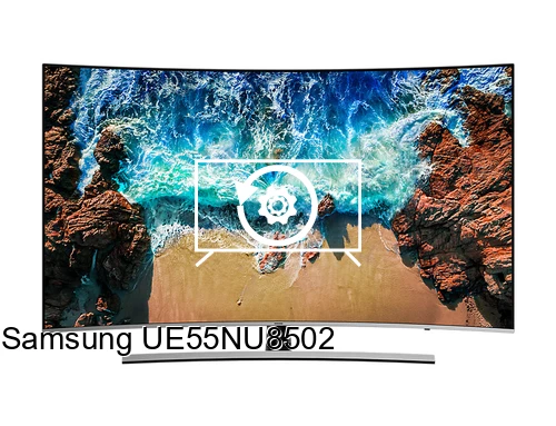 Factory reset Samsung UE55NU8502