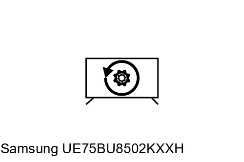 Resetear Samsung UE75BU8502KXXH