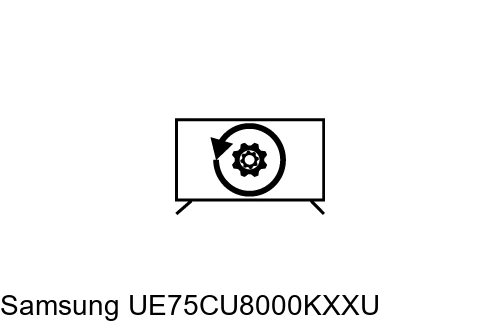 Reset Samsung UE75CU8000KXXU