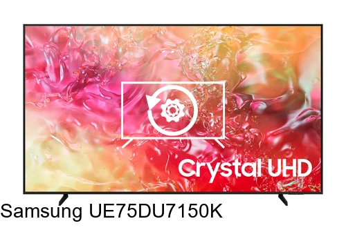 Réinitialiser Samsung UE75DU7150K