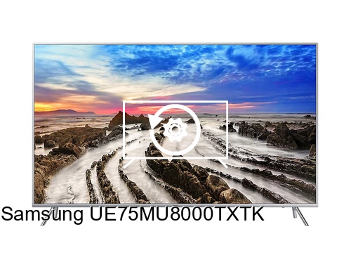 Factory reset Samsung UE75MU8000TXTK