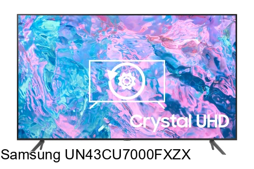 Reset Samsung UN43CU7000FXZX