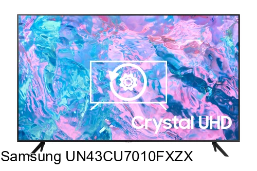 Reset Samsung UN43CU7010FXZX