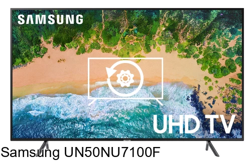 Factory reset Samsung UN50NU7100F
