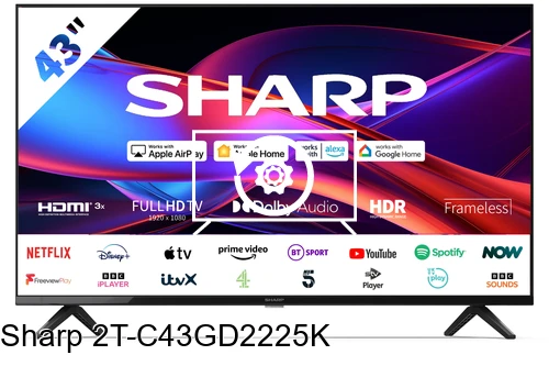 Reset Sharp 2T-C43GD2225K