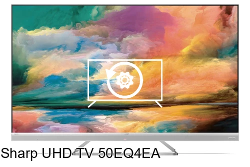 Restaurar de fábrica Sharp UHD TV 50EQ4EA