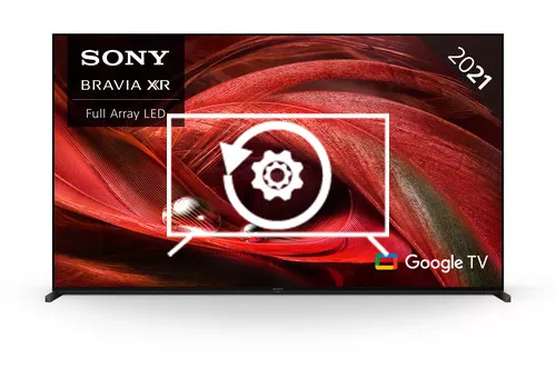Factory reset Sony 65X95J