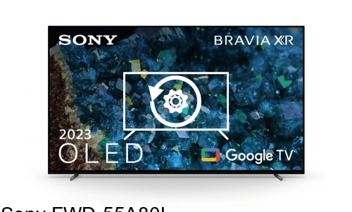 Factory reset Sony FWD-55A80L