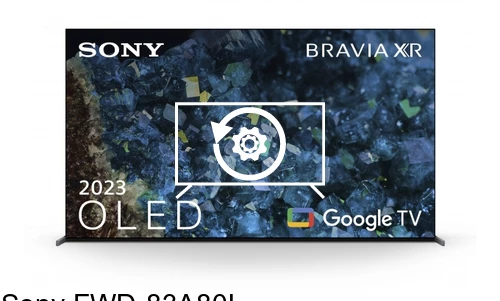 Factory reset Sony FWD-83A80L