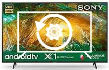 Réinitialiser Sony KD-75X8000H