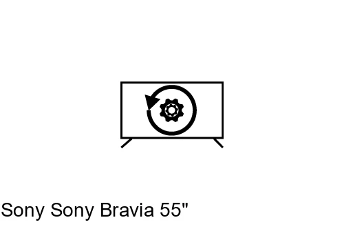 Réinitialiser Sony Sony Bravia 55"