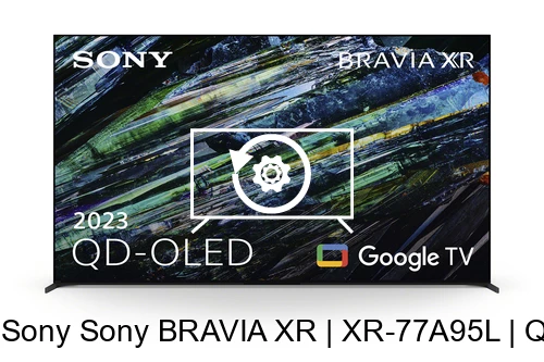 Restaurar de fábrica Sony Sony BRAVIA XR | XR-77A95L | QD-OLED | 4K HDR | Google TV | ECO PACK | BRAVIA CORE | Perfect for PlayStation5 | Seamless Edge Design
