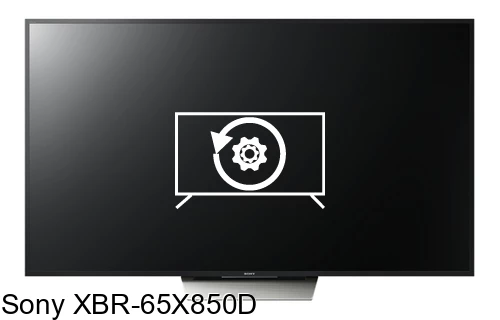 Factory reset Sony XBR-65X850D