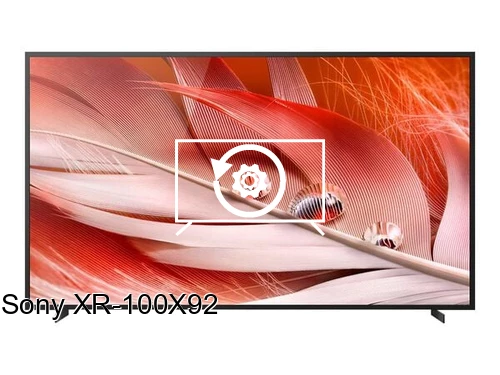 Réinitialiser Sony XR-100X92