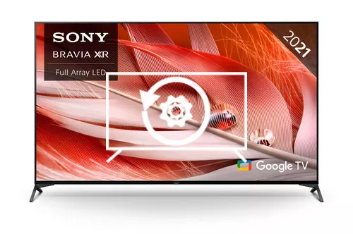 Factory reset Sony XR-50X93J