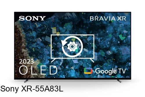 Resetear Sony XR-55A83L