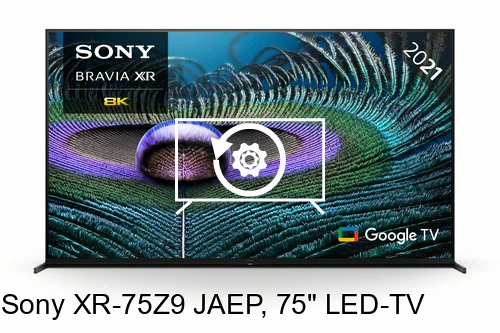 Factory reset Sony XR-75Z9 JAEP, 75" LED-TV