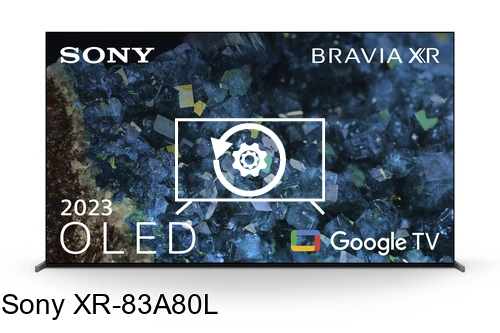 Resetear Sony XR-83A80L