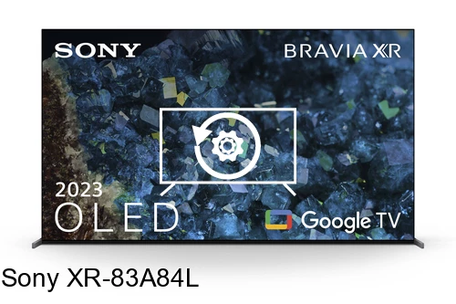 Resetear Sony XR-83A84L