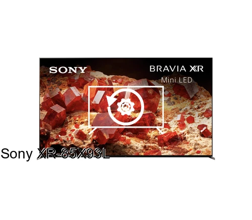 Factory reset Sony XR-85X93L