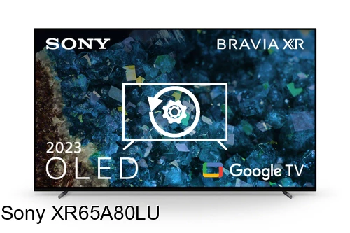Factory reset Sony XR65A80LU