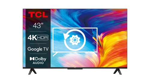 Factory reset TCL 4K Ultra HD 43" 43P635 Dolby Audio Google TV 2022