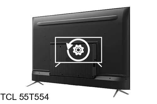 Factory reset TCL 55T554