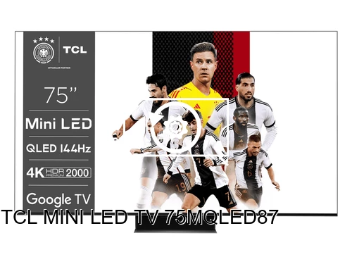 Reset TCL MINI LED TV 75MQLED87