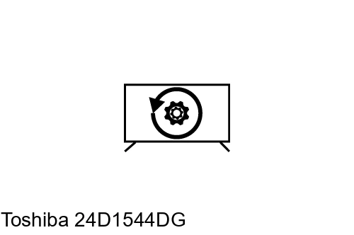 Réinitialiser Toshiba 24D1544DG