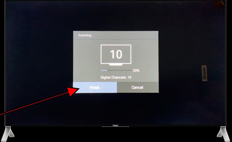 Tune Android TV step 6